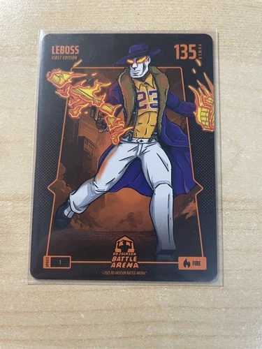 LeBoss `LeBron James` Bo Jackson Battle Arena Update Base Fire #1 First Edition