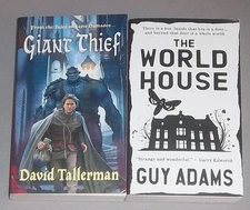 LOT Angry Robot PB David Tallerman GIANT THIEF Guy Adams THE WORLD HOUSE
