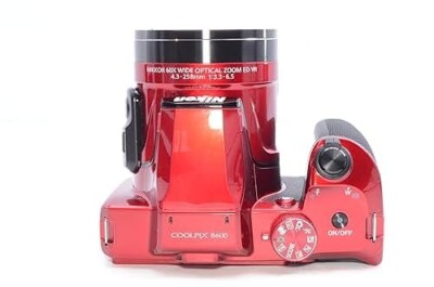 Nikon　COOLPIX B600 RED Nikon COOLPIX B600 Digital Camera (Red) with Essential