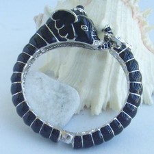 Unique Animal Elephant Bracelet Bangle Clear Austrian Crystal CL509