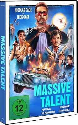 Massive Talent (2022)[DVD/NEU/OVP] Actionkomödie mit Nicolas Cage, Pedro Pascal,