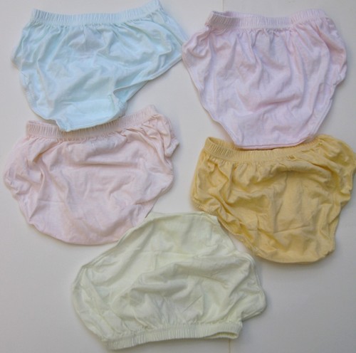New lot of 4 or 5 pairs big girls underwear 100% cotton waist 18" unstretched - Picture 5 of 5