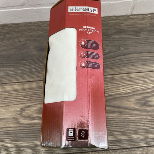Allerease BedBug Protection Kit Mattress Pillow Protector Twin XL 2 Piece - Picture 4 of 4