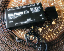 Used Rolls Pb224 Mic Power Iib Dual 48v Phantom Power Supply W Adapter Working