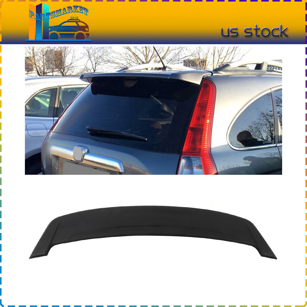 Fit For 2007-2011 Honda CRV CR-V Matt Black ABS Plastic Rear