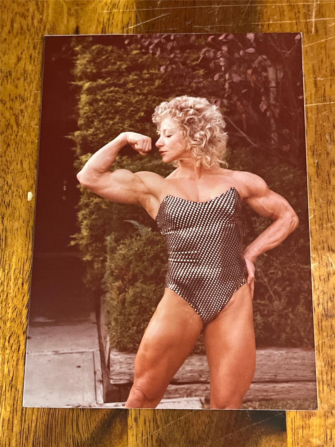 Lot of (5) KAY BAXTER female fitness bodybuilding muscle PHOTOS | eBay