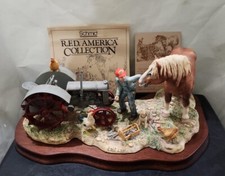 Lowell Davis Figurine  ''LAST LAFF'' Schmid Border Fine Arts