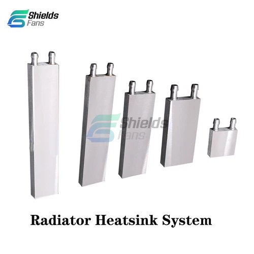 Radiator Heatsink System Aluminum Alloy Water Cooling Block Liquid Water Cooler