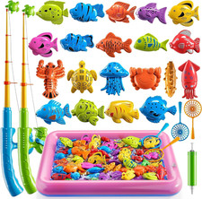 MSKOLER Fishing Toy for Kids 3-8 Years Old, Bath Toy for Child, Magnetic Fish...