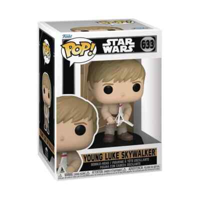 Funko POP! Star Wars Young Luke Skywalker Obi-Wan Kenobi #633 Vinyl Figur Neu