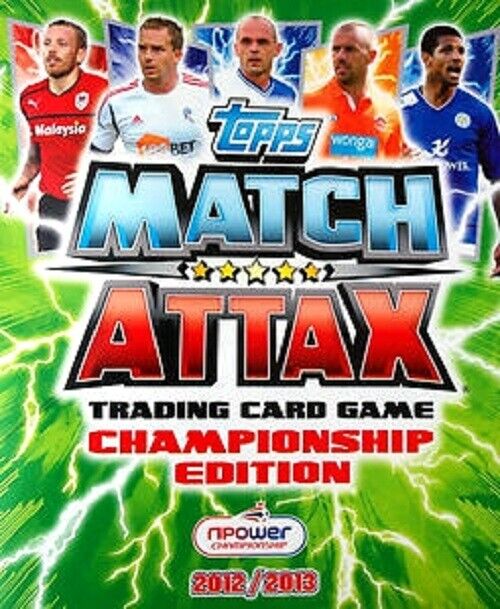 MATCH ATTAX CHAMPIONSHIP 2012/2013 12/13 CARD SET of 9 + MANAGER CARD by  TOPPS