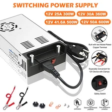 Switch Power Supply AC 110-120V to DC 12V Converter Adapter Power Transformer