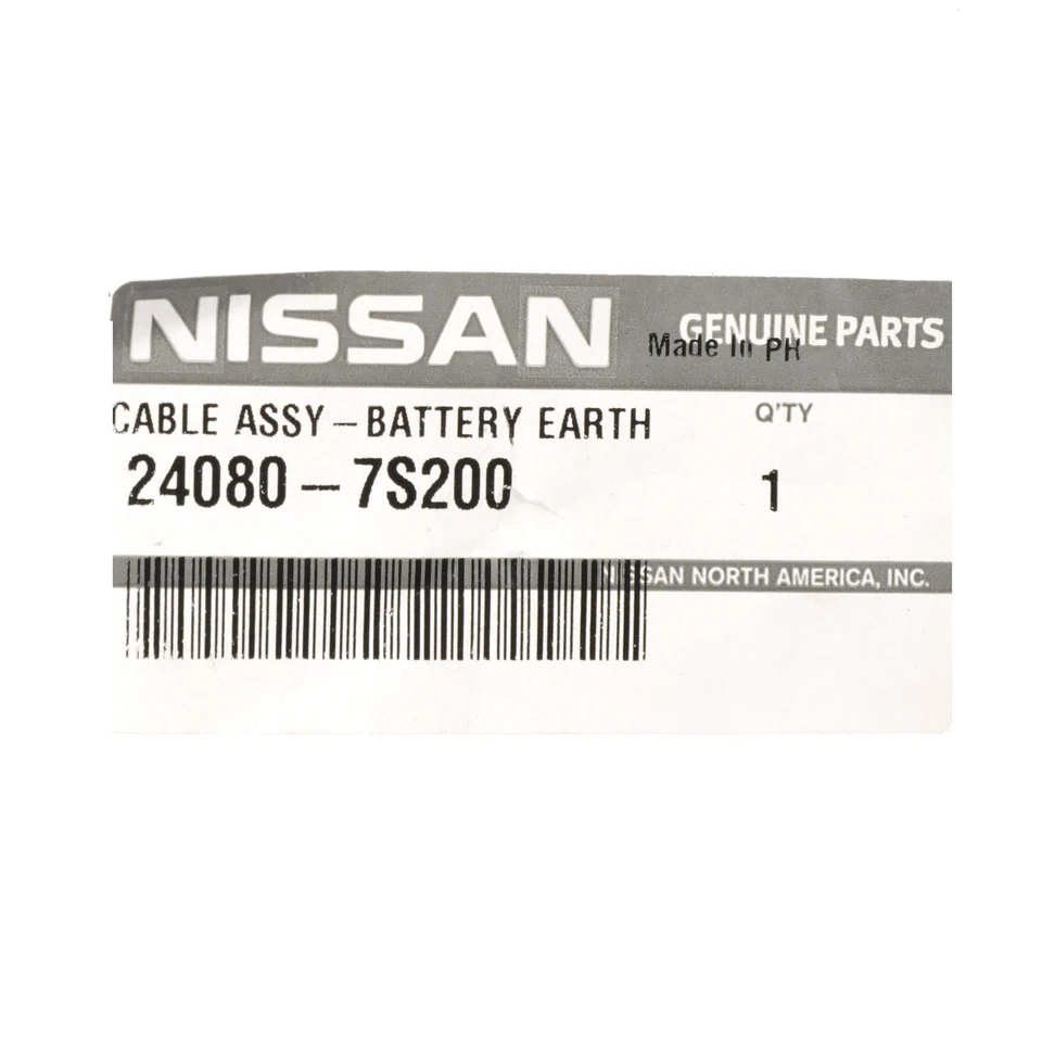 Cable de batería negativo Nissan Armada Pathfinder Titan cable de tierra OEM NUEVO Foto 4 de 4