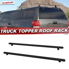 50"Truck Cap&Topper Ladder Roof Rack Adjustable Van Rack for Kayak Canoe Lumber