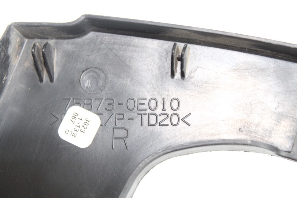 10-15 LEXUS RX350 REAR RIGHT PASSENGER QUARTER PANEL FENDER MOLDING ...