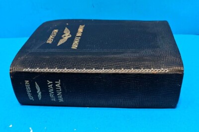Vintage 1976 Jeppesen Airway Manual Book & Maps | eBay
