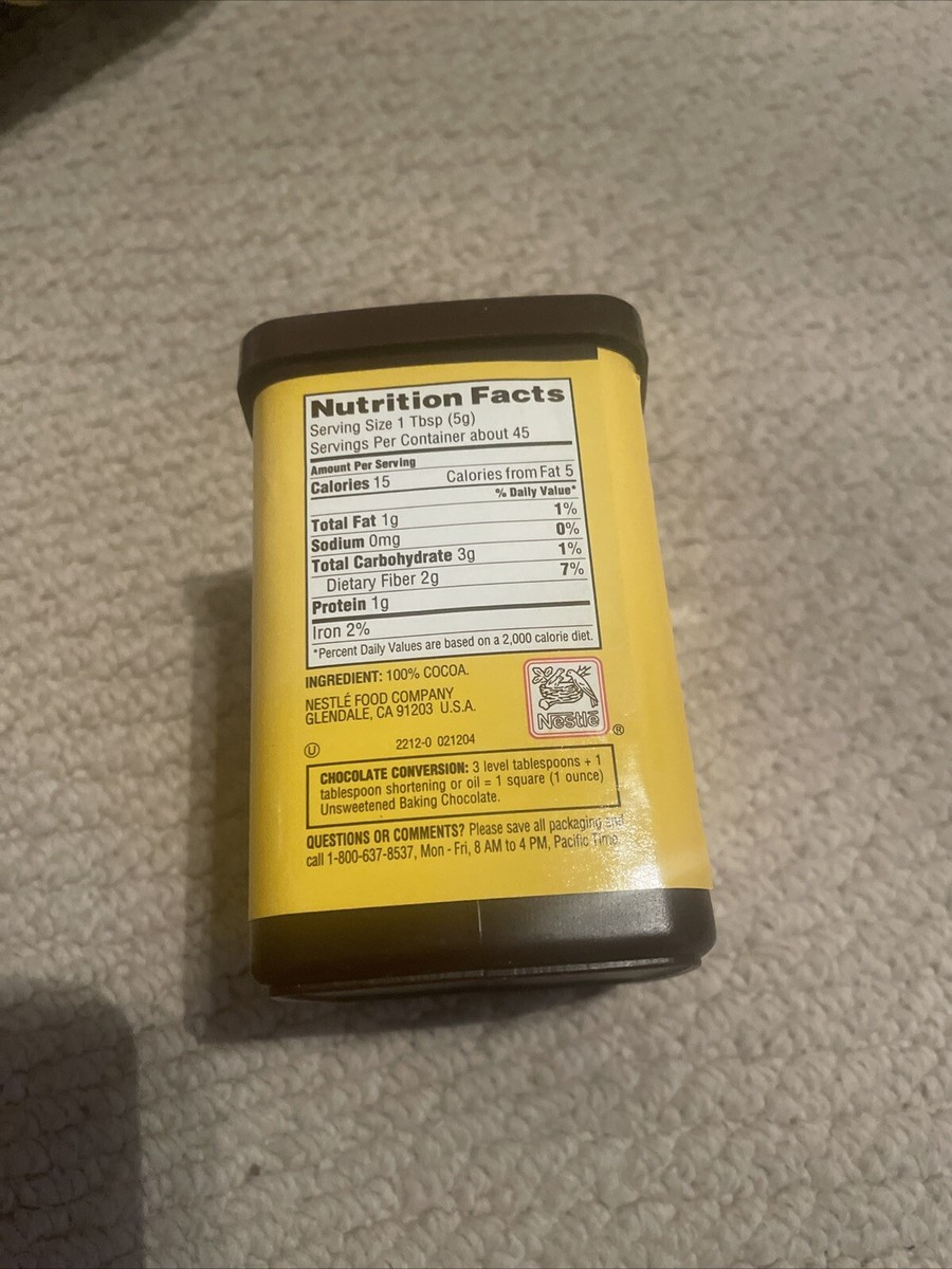 Vintage 1980s Unopened Nestle Cocoa Powder Container | eBay