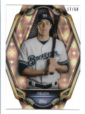 Christian Yelich 2019 Topps High Tek PortraiTEK #PT-CY #17/50 Milwaukee Brewers