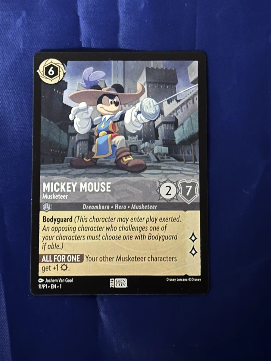 Disney LORCANA Mickey Mouse Gen Con 2023 PROMO Card