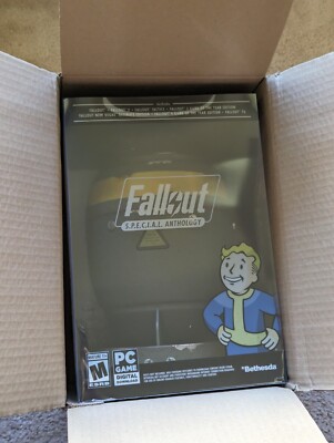 Fallout S.P.E.C.I.A.L. Anthology Edition Codes in Box Mini Nuk Bethesda PC NEW
