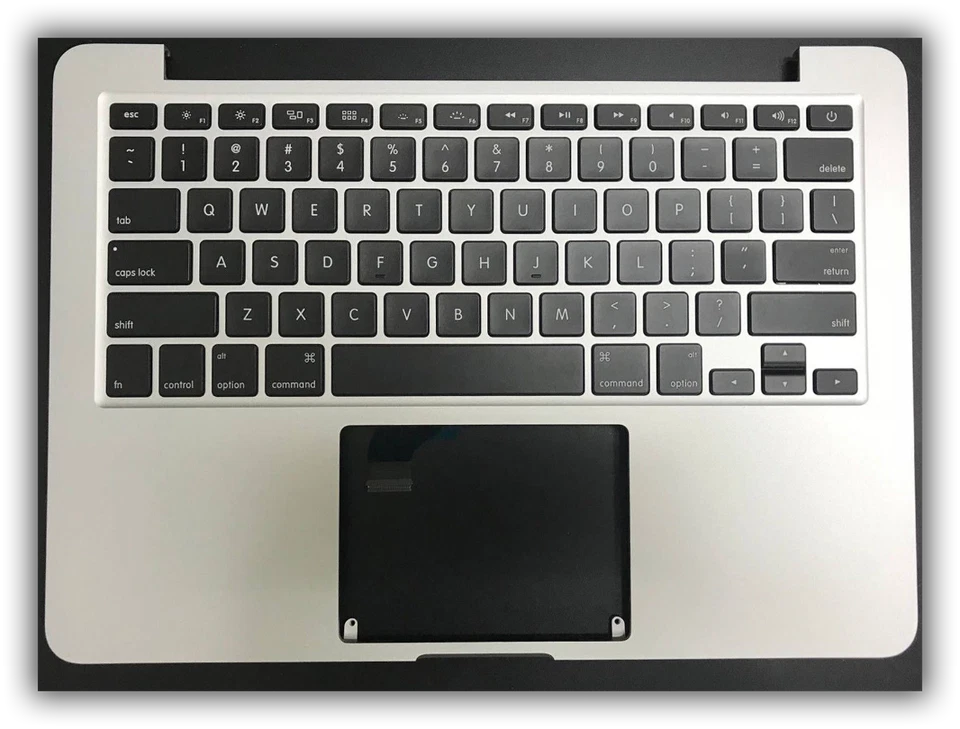 NEW Silver Palmrest Upper Case  Keyboard - MacBook Pro A1502 13.3" 2015 - Image 3 of 4
