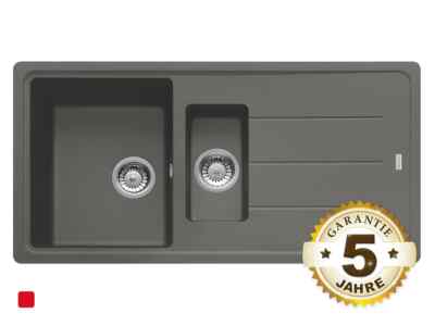 Franke Basis BFG 651 Steingrau Granitspüle Spültisch Küchenspüle Auflagespüle