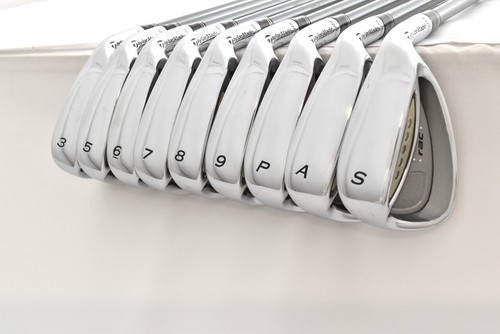 9pcs Taylormade RAC CGB Iron Set 3-5-6-7-8-9-PW-AW-SW (without #4) Flex Stiff RH - Picture 2 of 15