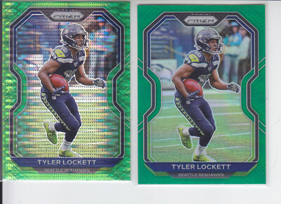 2 - 2020 Prizm Tyler Lockett Green Pulsar + Green Seahwaks #293