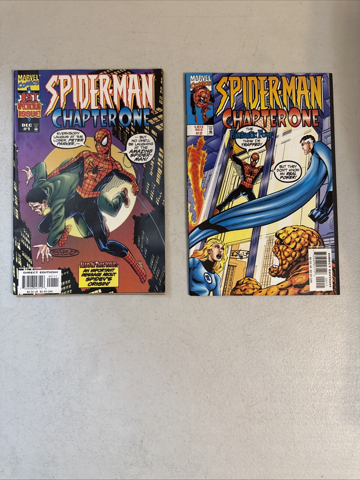 🕷️🕷️Spiderman Chapter One 1999 #0,1,2,7 John Byrne🕷️🕷️