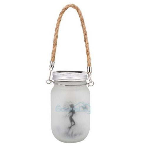 2Pack Garden Hanging Solar Lantern LED Fairy Light IP65 Waterproof Outdoor Patio - Picture 11 of 12