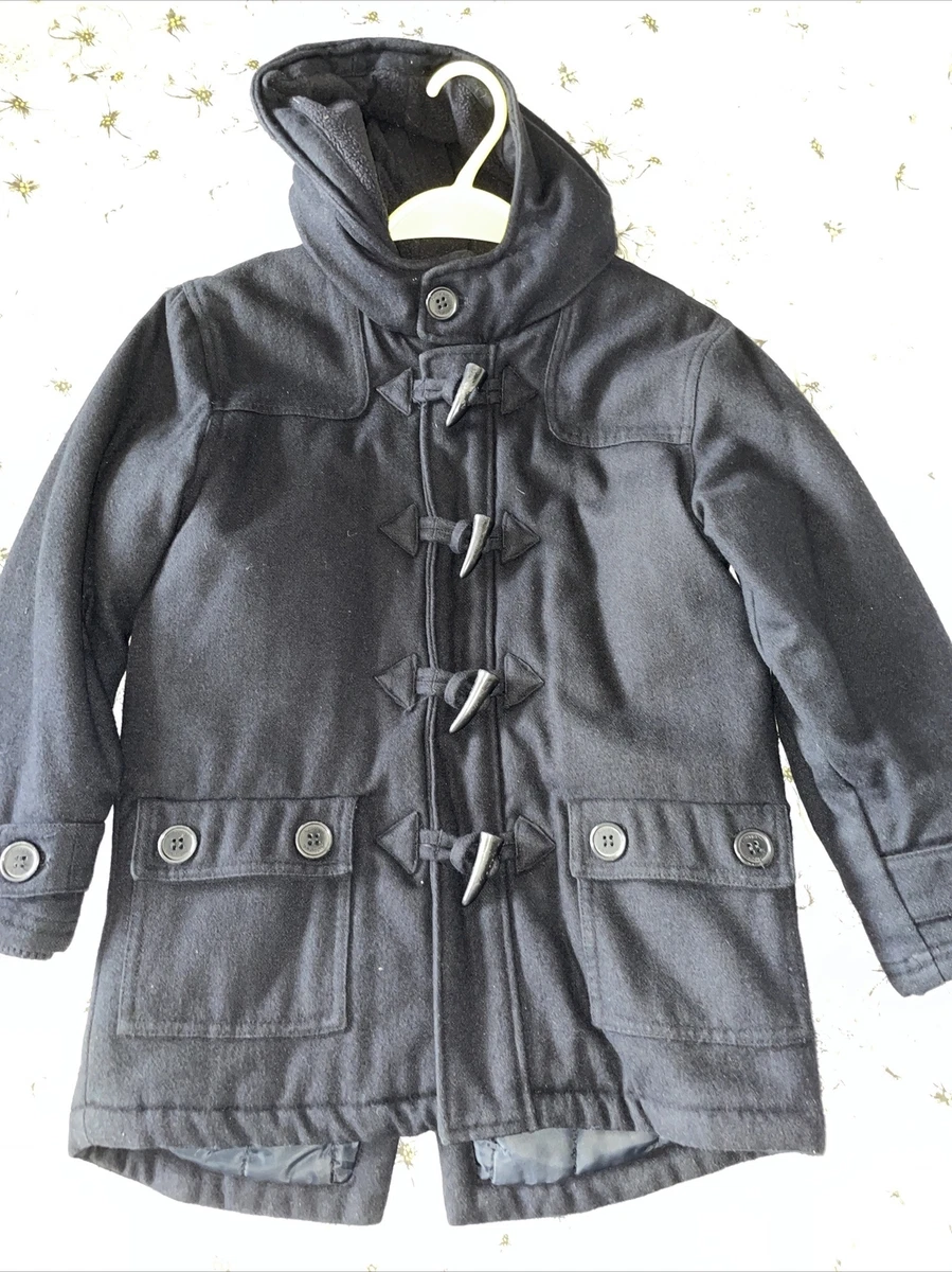 Boys navy top duffle coat