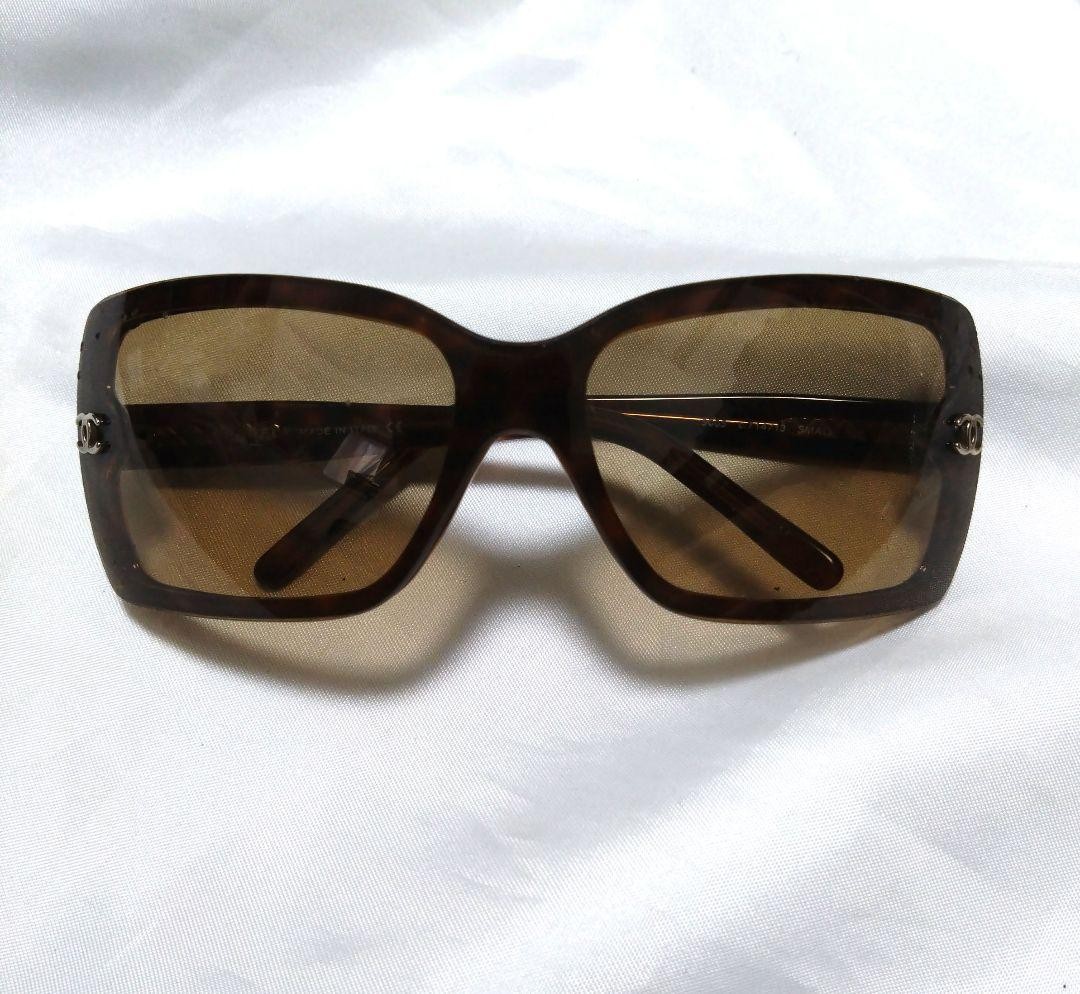 CHANEL Coco Mark Sunglasses Classic Black Designer Shades