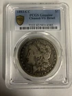 1893 Carson City Morgan Silver Dollar PCGS Genuine Cleaned-VG Detail $1