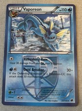 Vaporeon 20/116 Plasma Freeze Team Plasma LP Pokemon Card