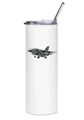Dassault Mirage F1 Stainless Steel Water Tumbler with straw - 20oz.