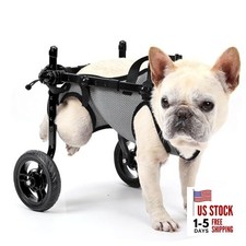 Dog Wheelchair for Back Legs, Light Weight Dog Wheelchair Cart Medium  M  Grey