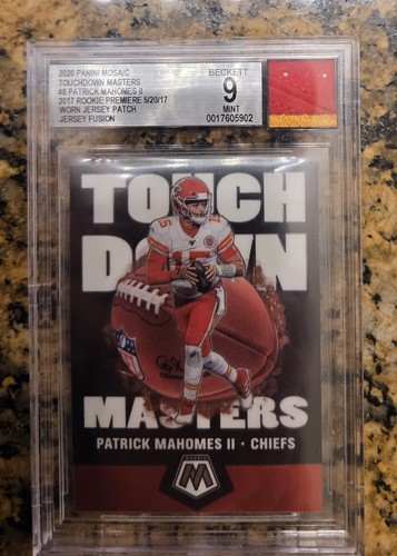 Patrick Mahomes Jersey Fusion Game Used Rookie Premiere Jersey Patch 2017**BG 9