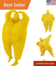 Lightweight Yellow Inflatable Costume for Adults Perfect for All Celebrations