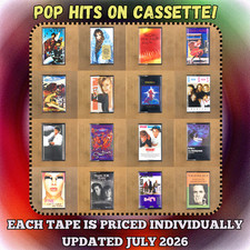BUILD UR OWN CASSETTE LOT ALL TAPES PRICED $5...