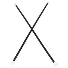 2 Sets Halloween Black Plastic Magician Cane Prop Walking Stick For Party Stage