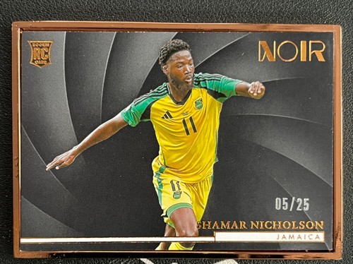 Shamar Nicholson 2024-25 Panini Noir Soccer Bronze Frame 05/25 RC #154