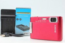  MINT Sony Cyber-shot DSC-T200 8.1MP 5x Zoom Digital Camera RosePink From JAPAN