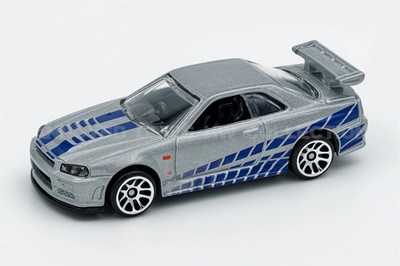 Nissan Skyline GT-R R34 Hot Wheels Fast & Furious Brian O'Conner
