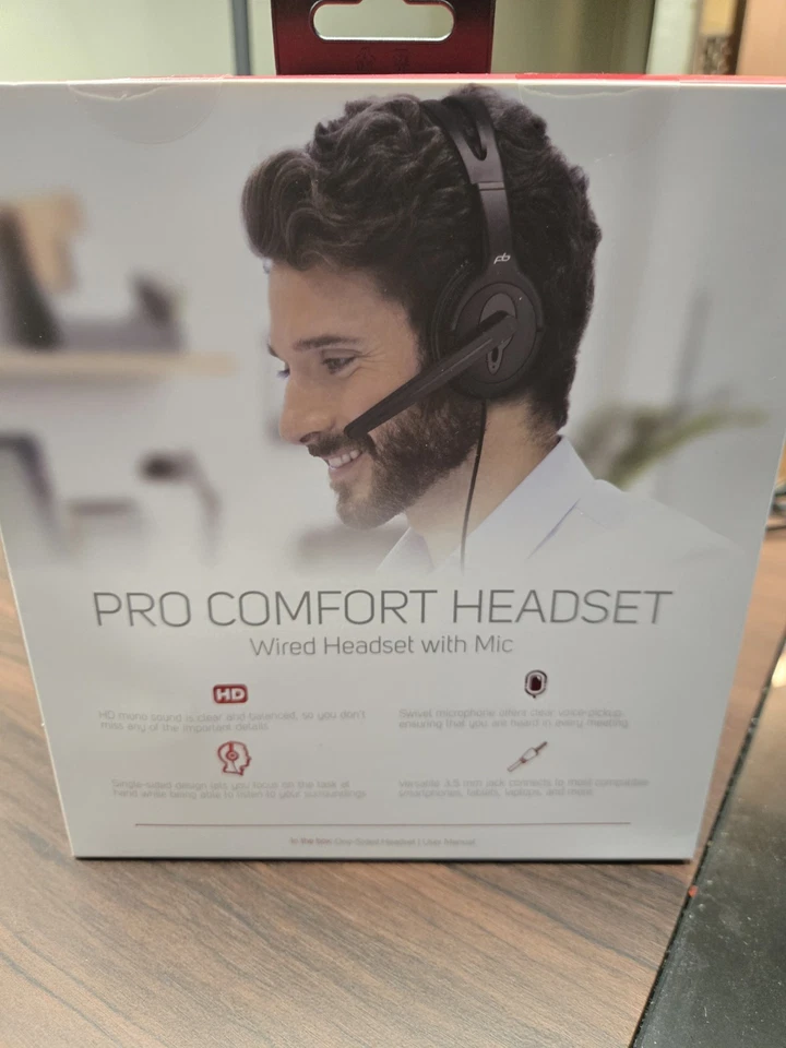 Packard Bell Pro Comfort Wired Headset w/Mic 3.5 mm Jack - Image 2 of 4