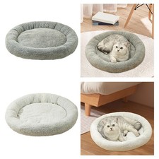 Dog Cat Bed Soft Round Pet Bed Indoor Cats Comfortable Calming Autumn Winter Pet