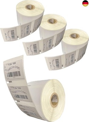 LEYF Etiketten für Labelwriter 11354-4 Rolle Pack Etiketten x 1000 St. Je Rolle 