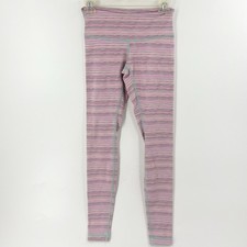 ✅ LULULEMON Wunder Under Pant IN Cyber Stripe Flash Light Menthol SIZE 6 EUC
