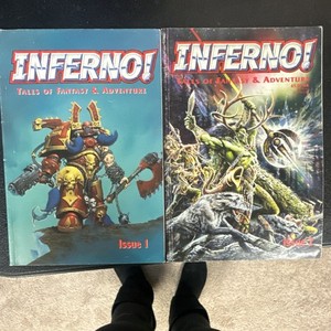 Games Workshop Inferno! Issue 1 & 2 Warhammer 40,000 Magazine