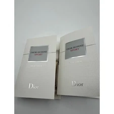 2PC NEW DIOR HOMME SPORT EAU DE TOILETTE TRAVEL SPRAY SAMPLE 1 ml / 0.03 FL OZ