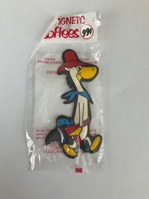 Quick Draw McGraw Hanna Barbera Vintage Softees Puffy Magnet - NIP 4 